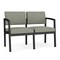 Lesro Lenox 2 Seat Tandem Seating W/ No Center Arm, 43.5 in W 24.5 in L 32 in H LS2101 - alternate 1